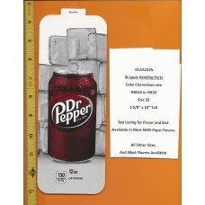 Large Coke Size Chameleon Soda Flavor Strip Dr Pepper 12oz CAN